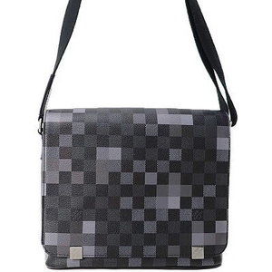 Louis Vuitton Damier Graphite Black Pixel District Shoulder Bag